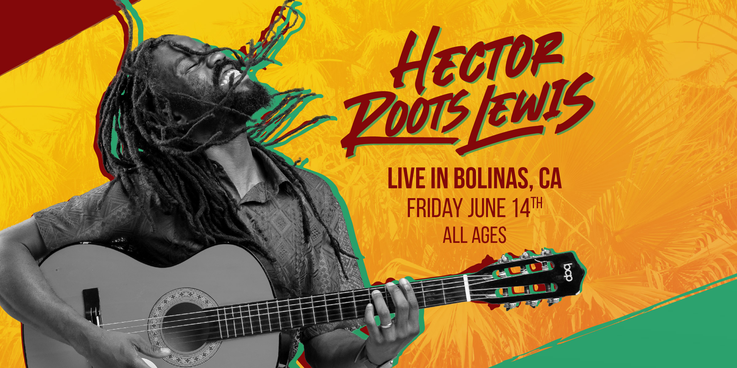 Hector “Roots” Lewis w/ the 7th Street Band at the Bolinas Community Center
